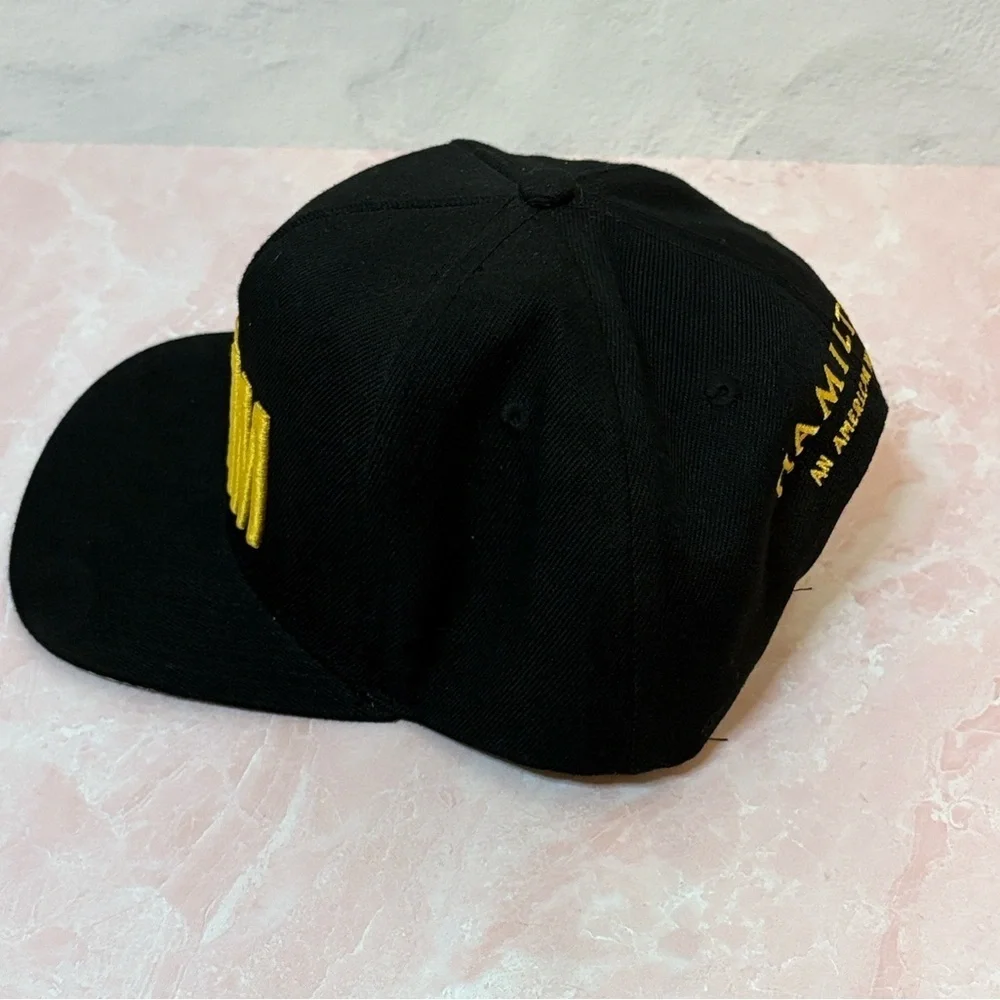 Hamilton the Musical Black and Gold Kids Hat